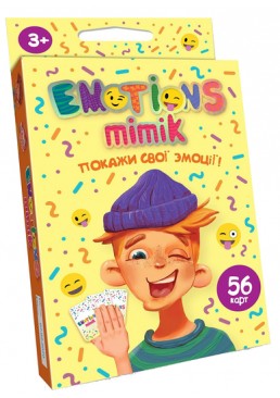 Настільна гра Emotions Mimik Mimik Danko Toys, 1шт